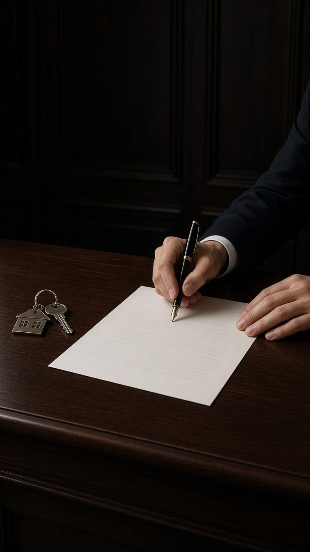 Unterschrift beim Notar