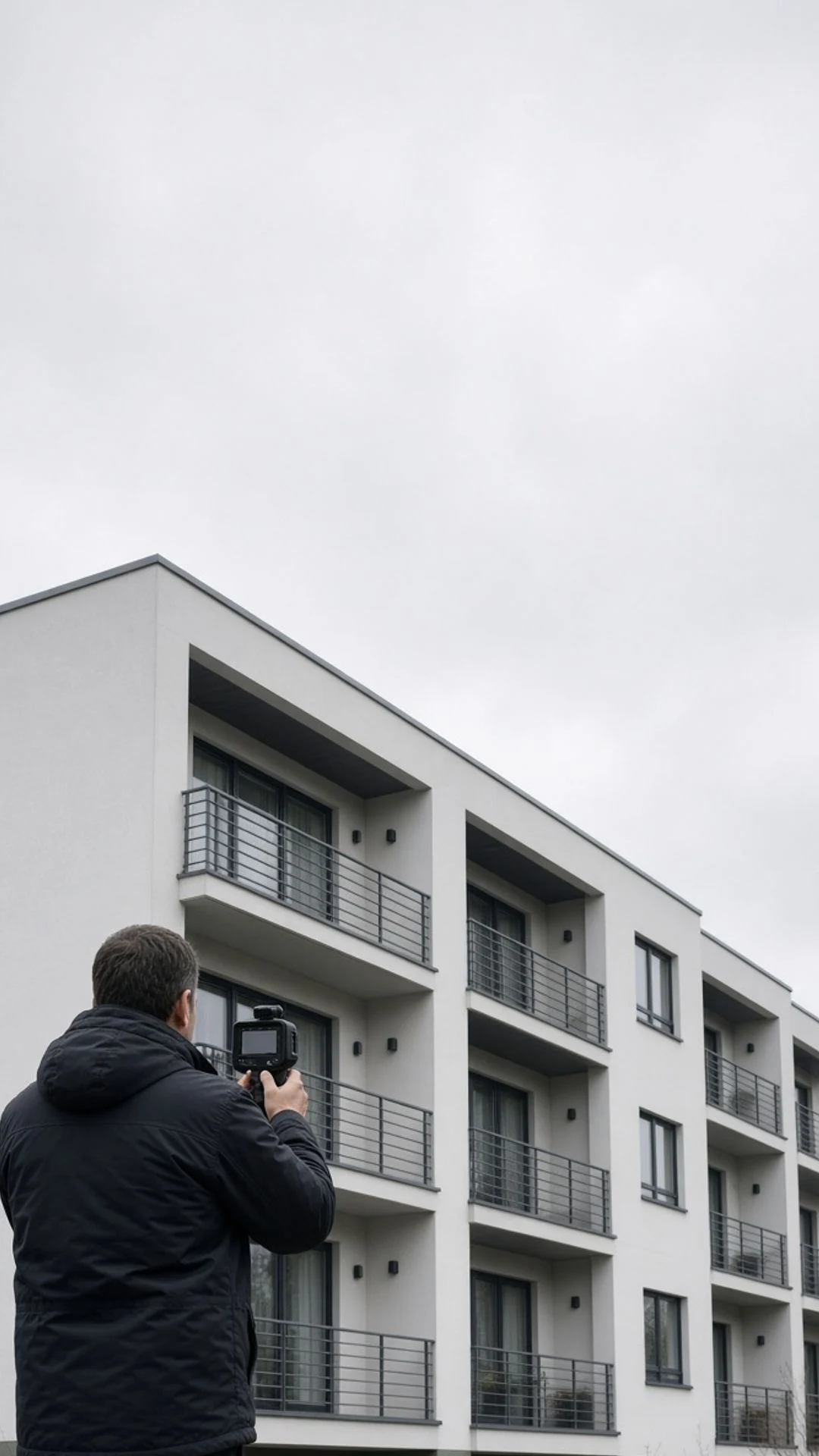 Energieprüfung an der Wohnanlage