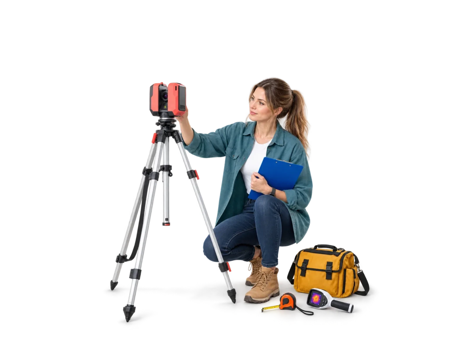 Vor-Ort-Bewertung mit Laserscanner, Wärmebildkamera und Prüfunterlagen