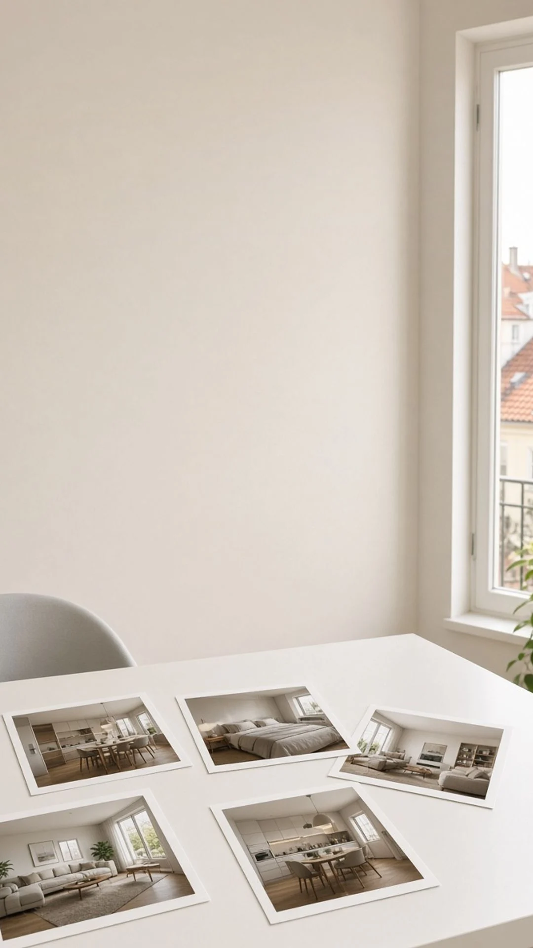 Wohnungswert mit Balkonblick